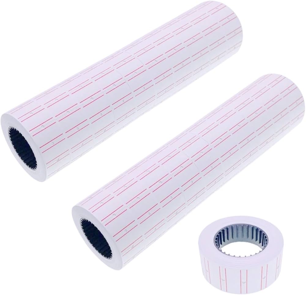 كرتون ورق تسعير  pricing gun roll 21mm * 12mm queen